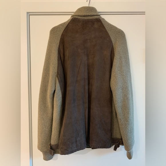 Vintage McGregor Suede and Knit Quilted Jacket - Picture 3 of 4